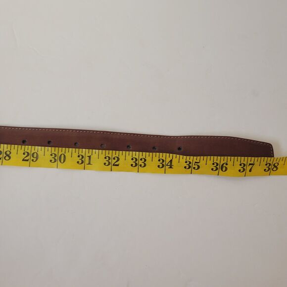 Vince Camuto Leather Brown Classic Size 32 Mens Belt - Picture 9 of 10